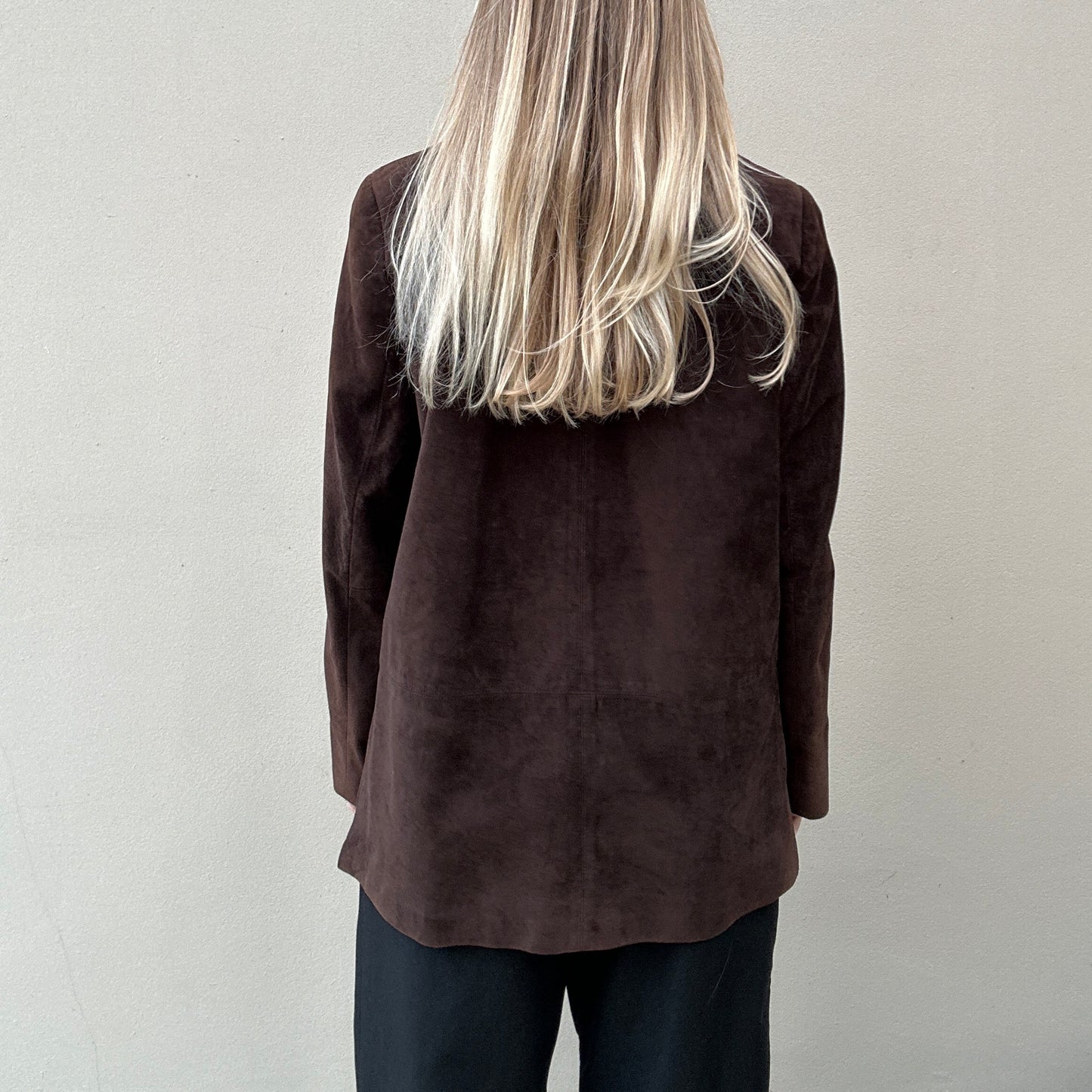 Vintage brown suede jacket