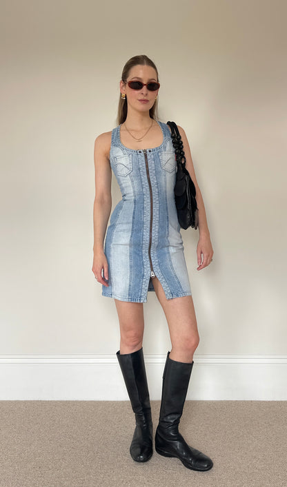 Vintage denim dress