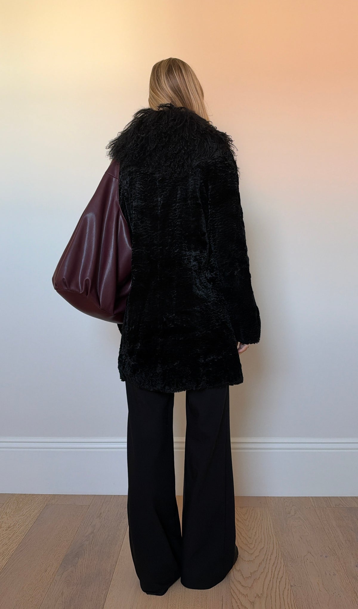 Vintage Mongolian textured jacket