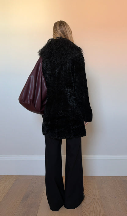 Vintage Mongolian textured jacket