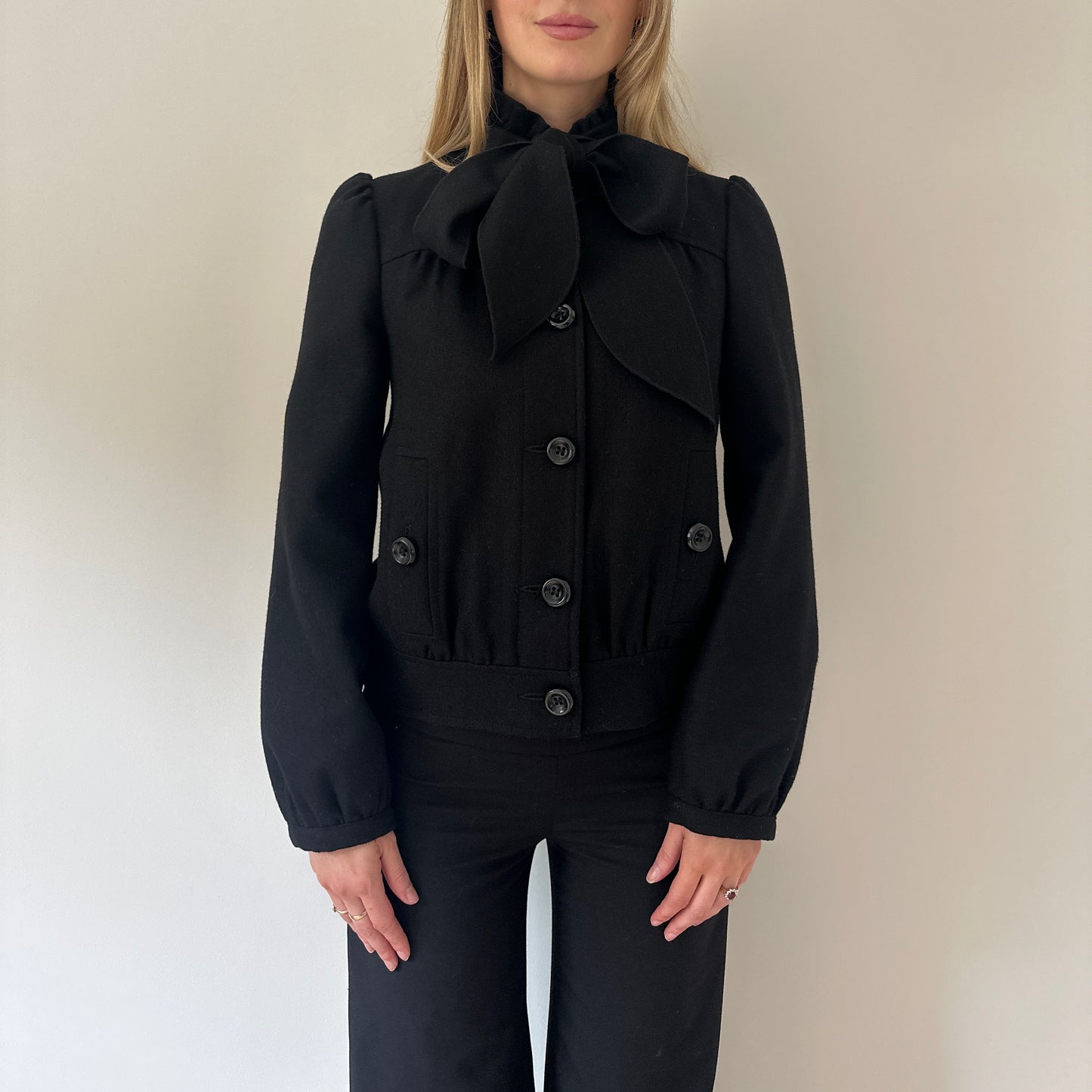 Vintage bow jacket