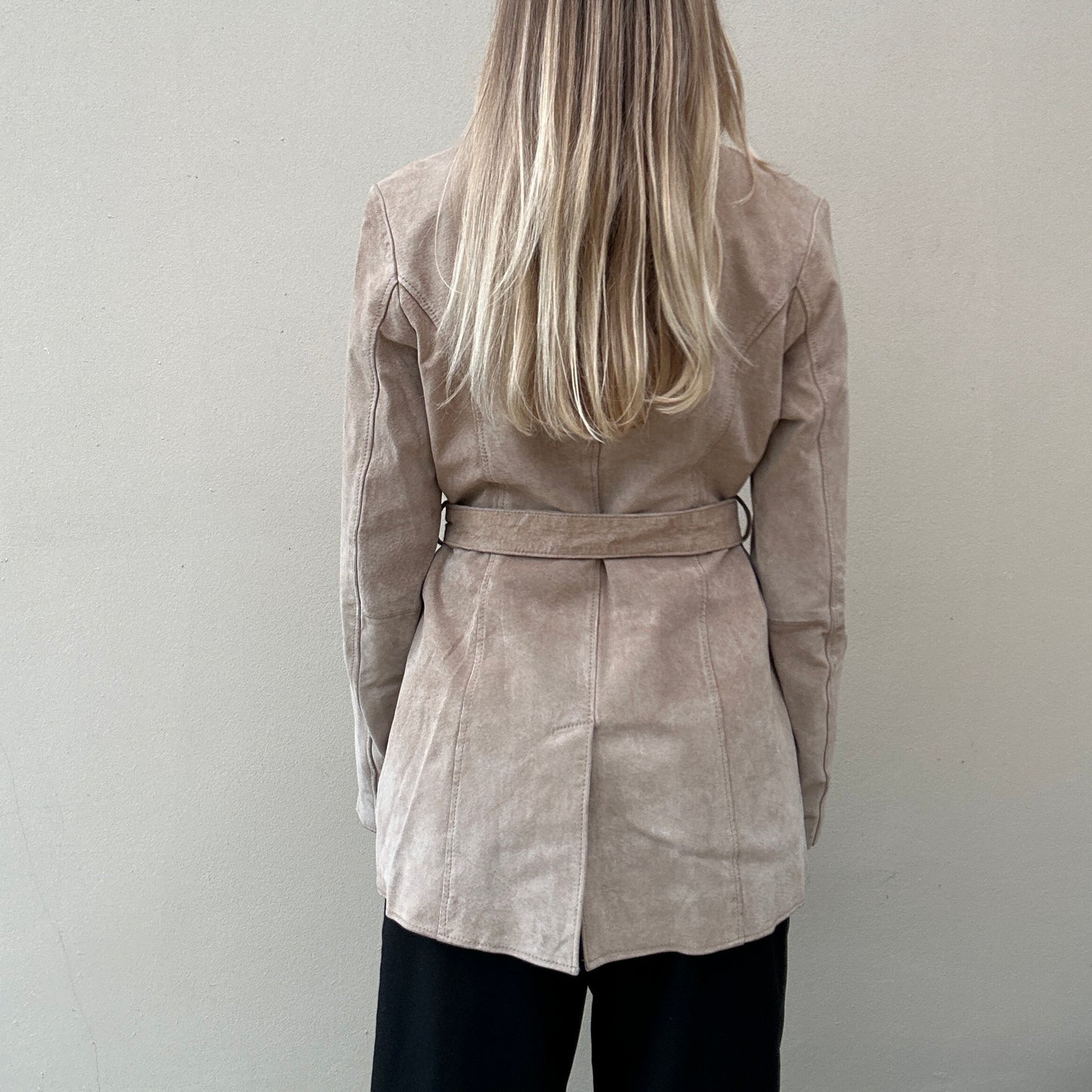 Vintage camel suede jacket