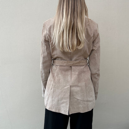 Vintage camel suede jacket
