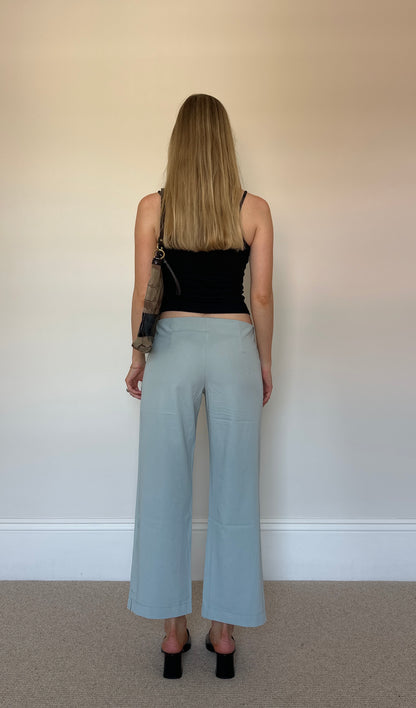 Vintage sky blue Capri trousers