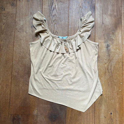 00s suede top L