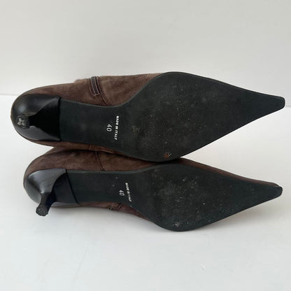 Vintage L.K.Bennet brown suede boots