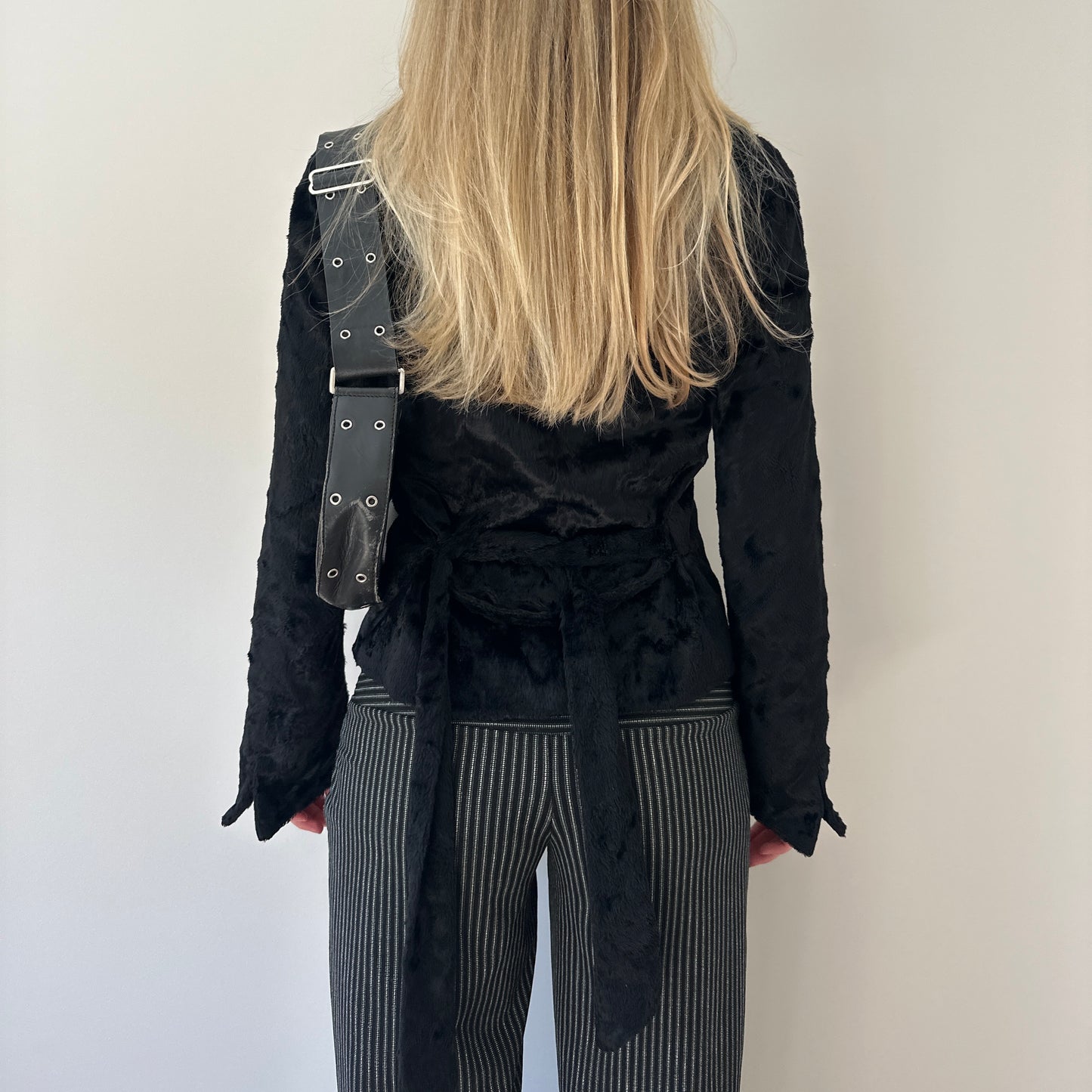 Vintage faux pony skin jacket