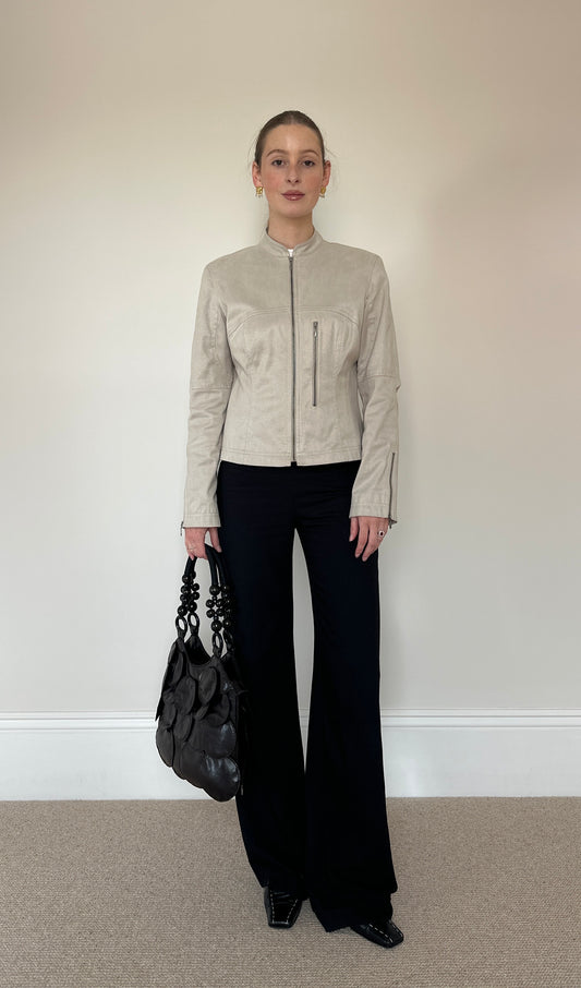 Vintage faux suede jacket