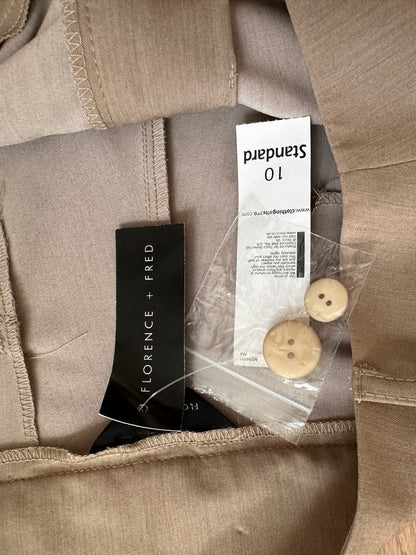SALE taupe suit trousers