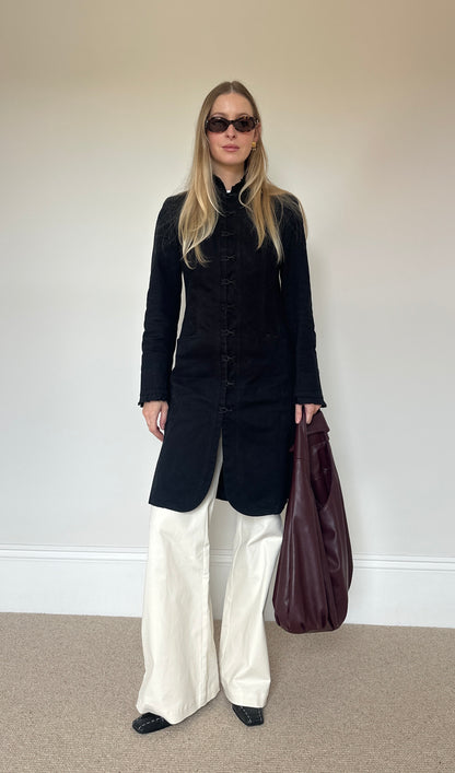Vintage hook and eye coat