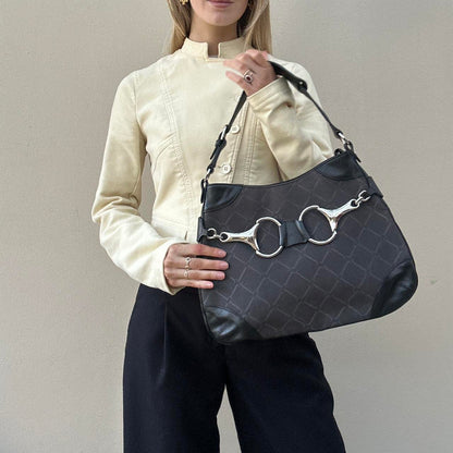 Vintage 00s horsebit handbag