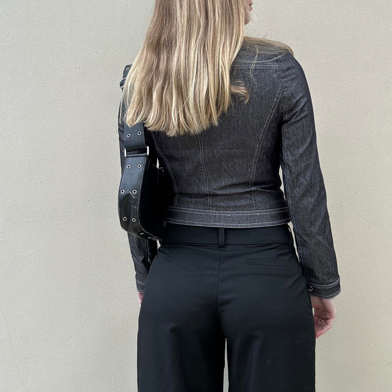 Vintage 00s denim zip jacket