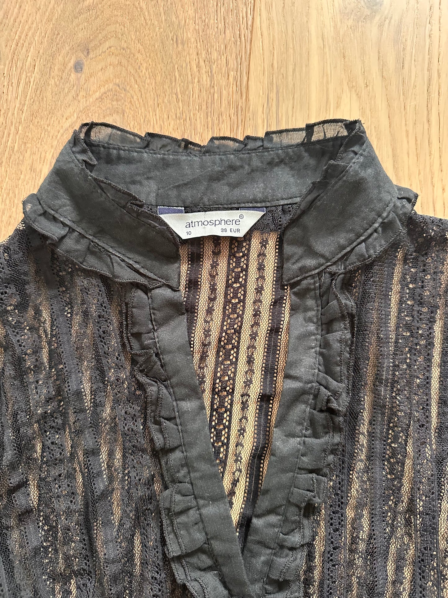 SALE vintage black lace top