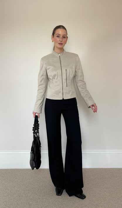Vintage faux suede jacket