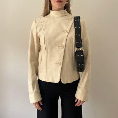 Vintage asymmetric jacket