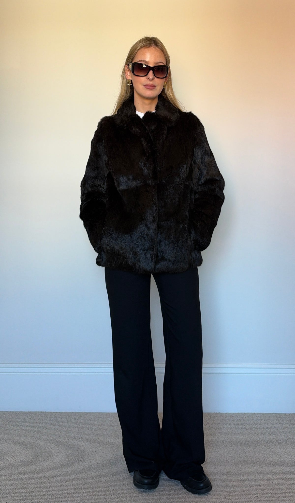 Vintage real fur jacket