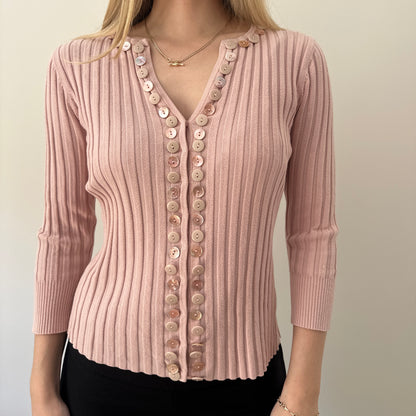 Vintage mother of pearl cardigan