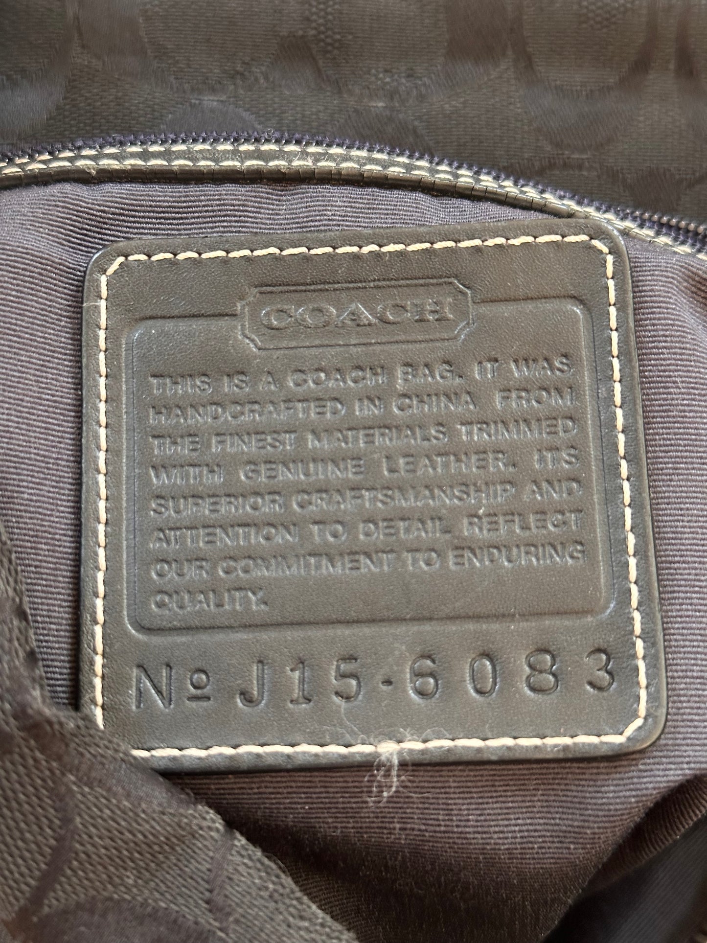 Vintage black Coach bag