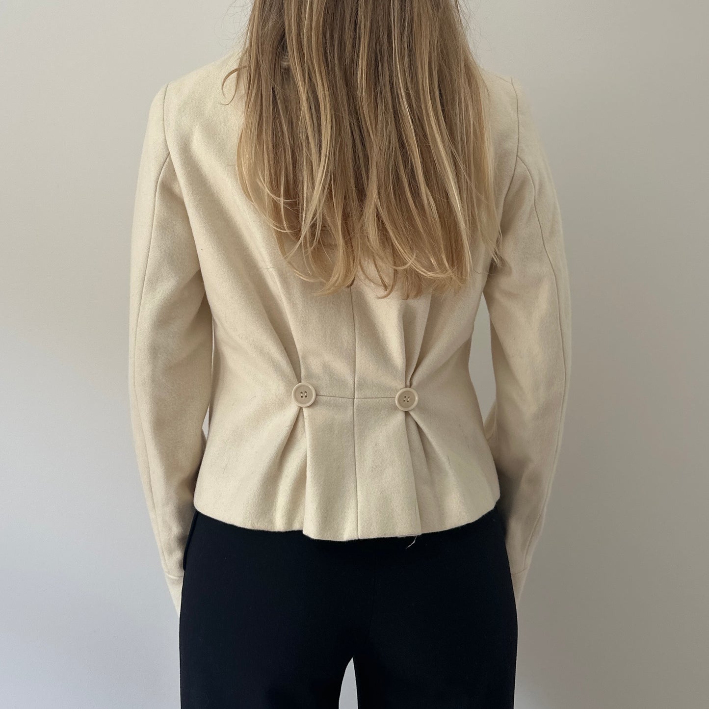 Vintage asymmetric jacket
