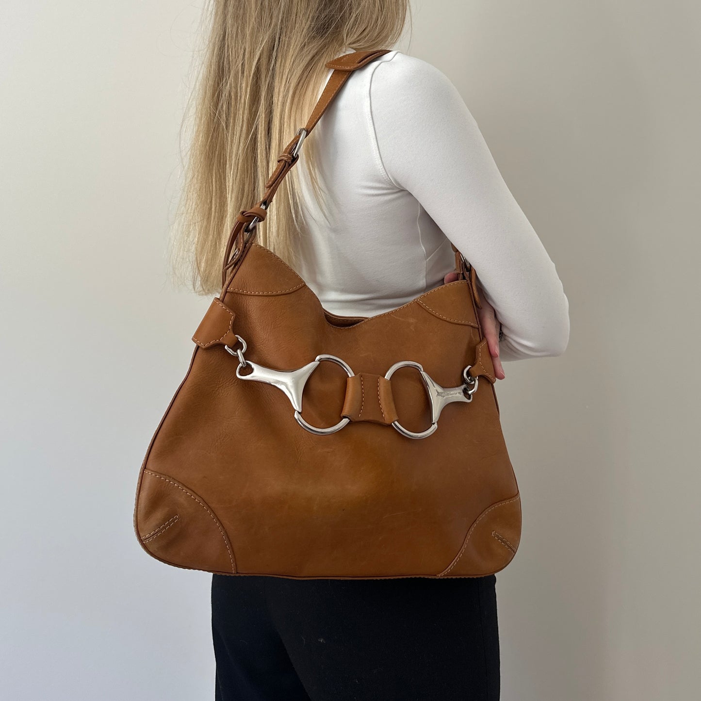 Vintage horsebit bag