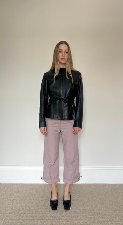 Vintage toggle capri trousers