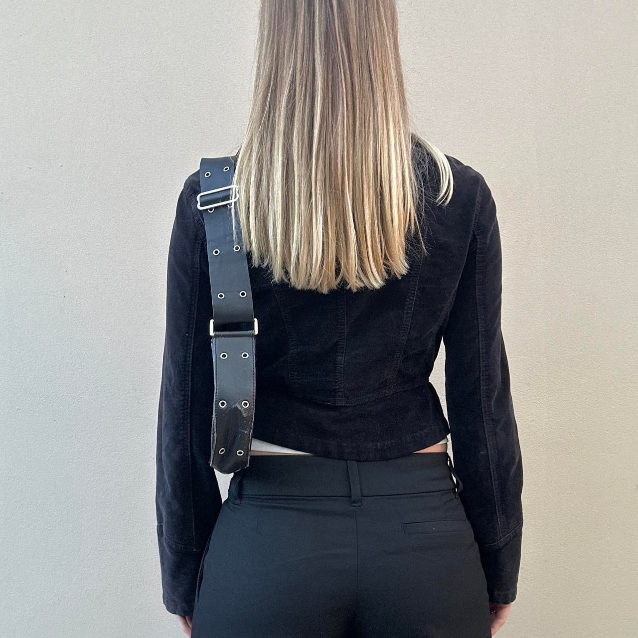 Vintage 00s military style jacket - zips up