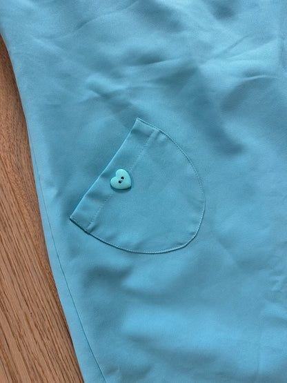 SALE vintage turquoise dress