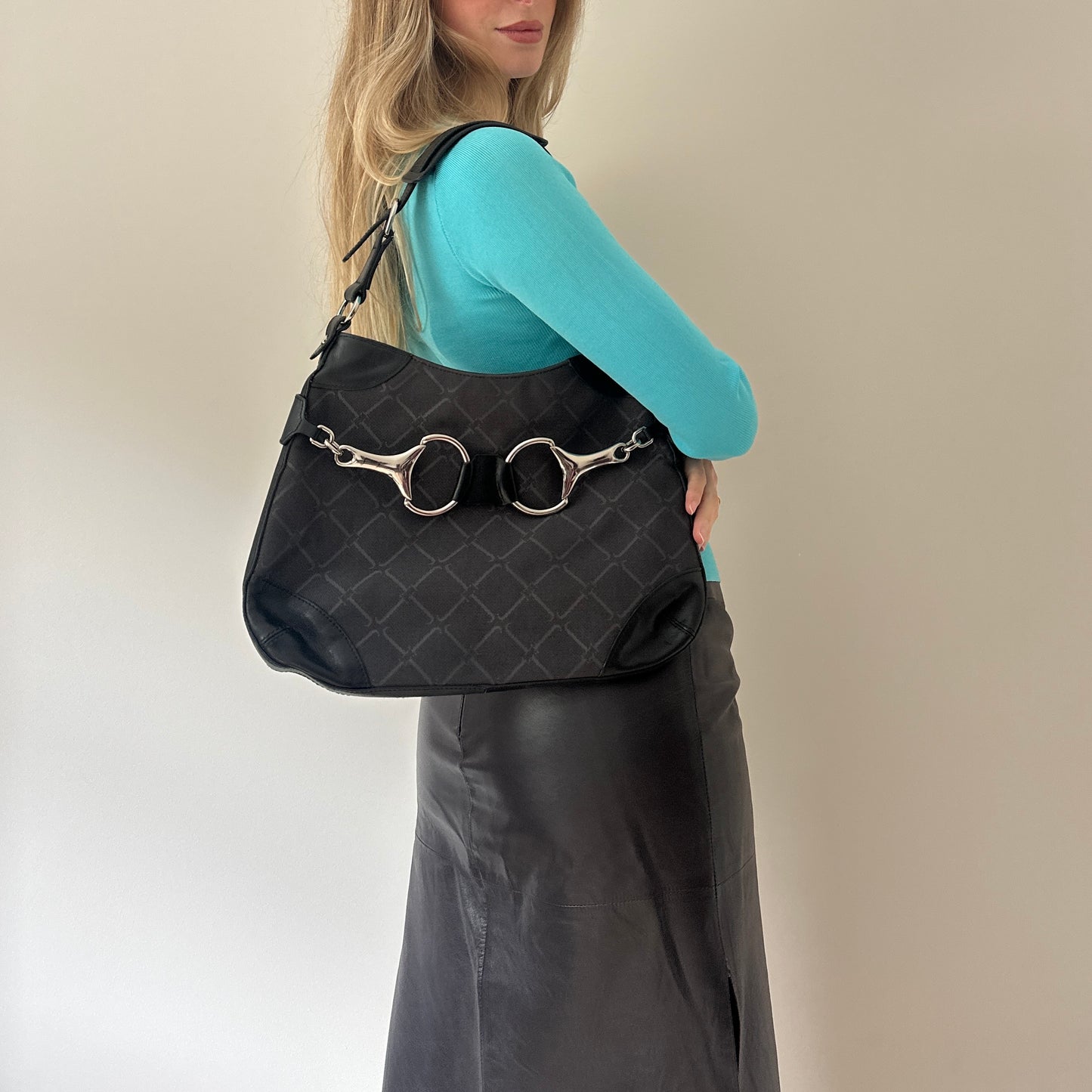 Vintage horsebit handbag