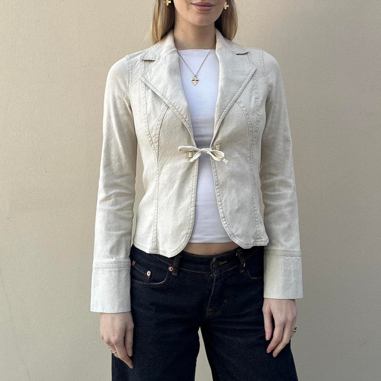 Vintage 00s linen jacket