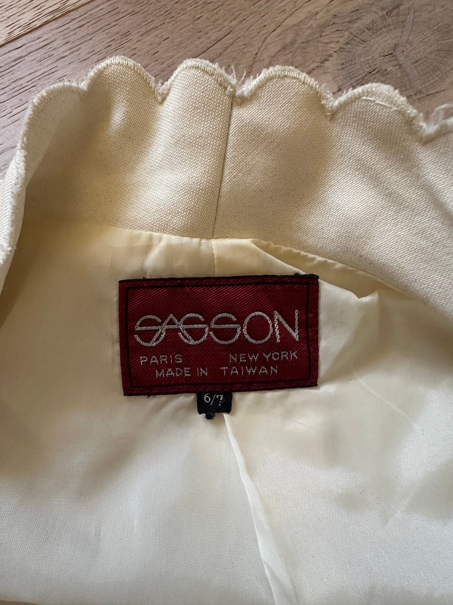 Vintage scallop jacket