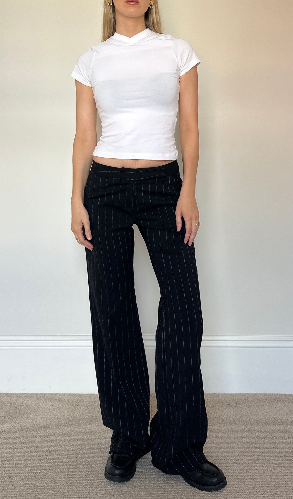 Vintage Pinstripe Trousers