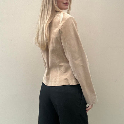 Vintage Tan suede jacket