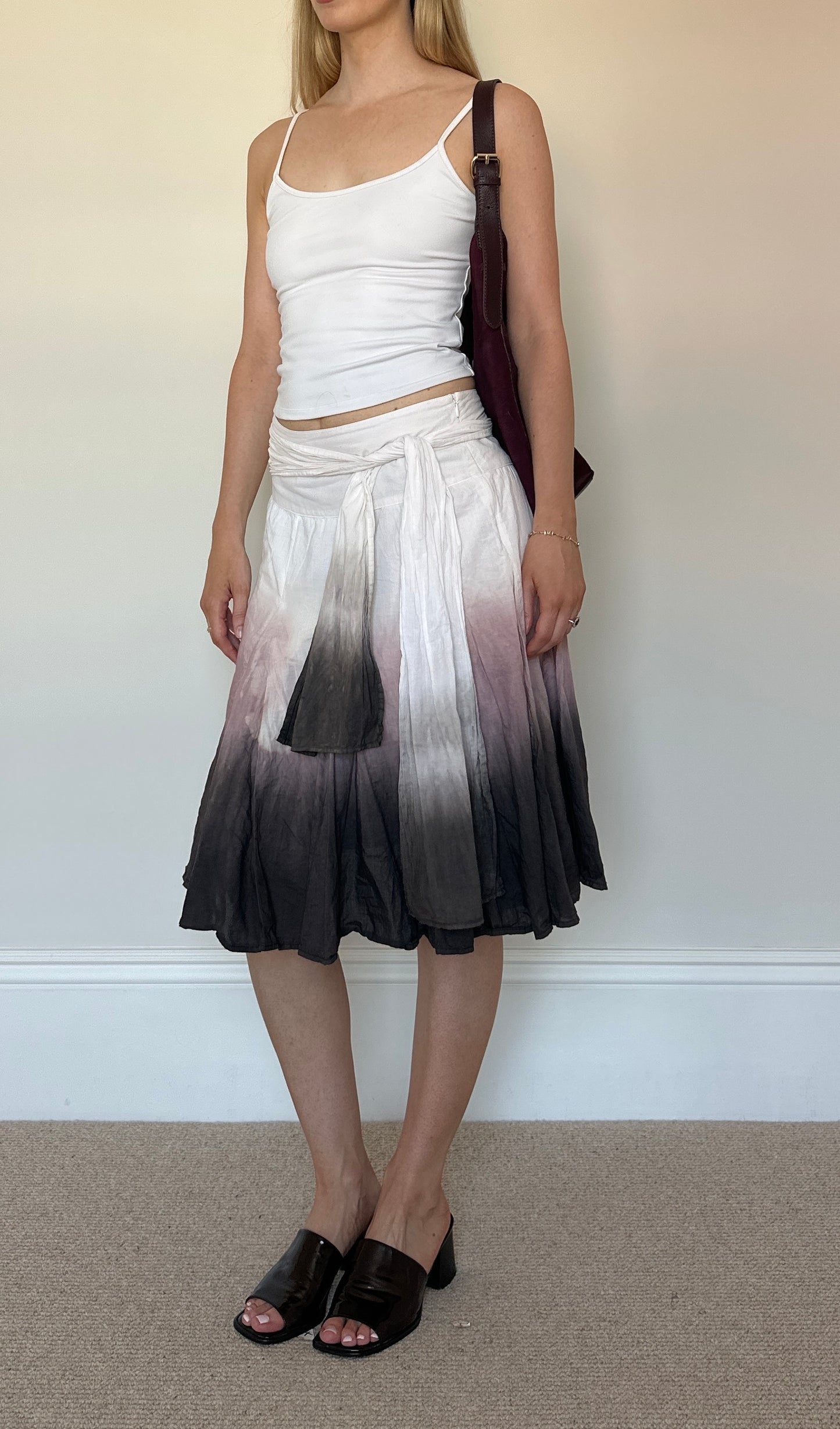 Vintage tie dye skirt
