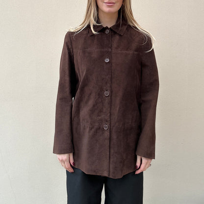 Vintage brown suede jacket