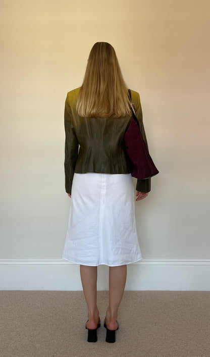 Vintage ombré green jacket