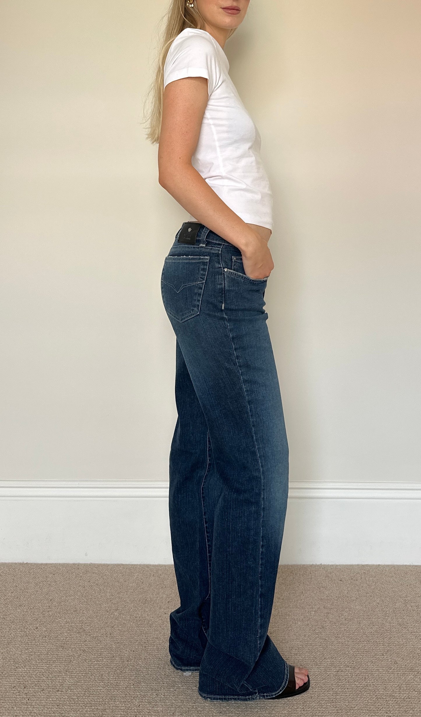 Vintage Versace low waisted jeans