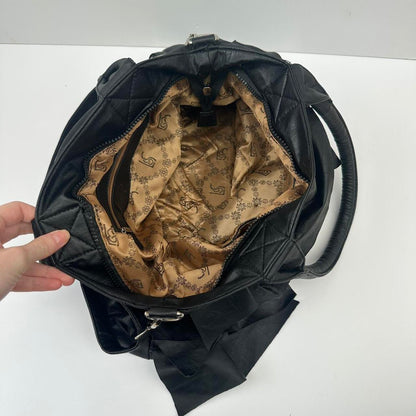 Vintage Black ruffle bag