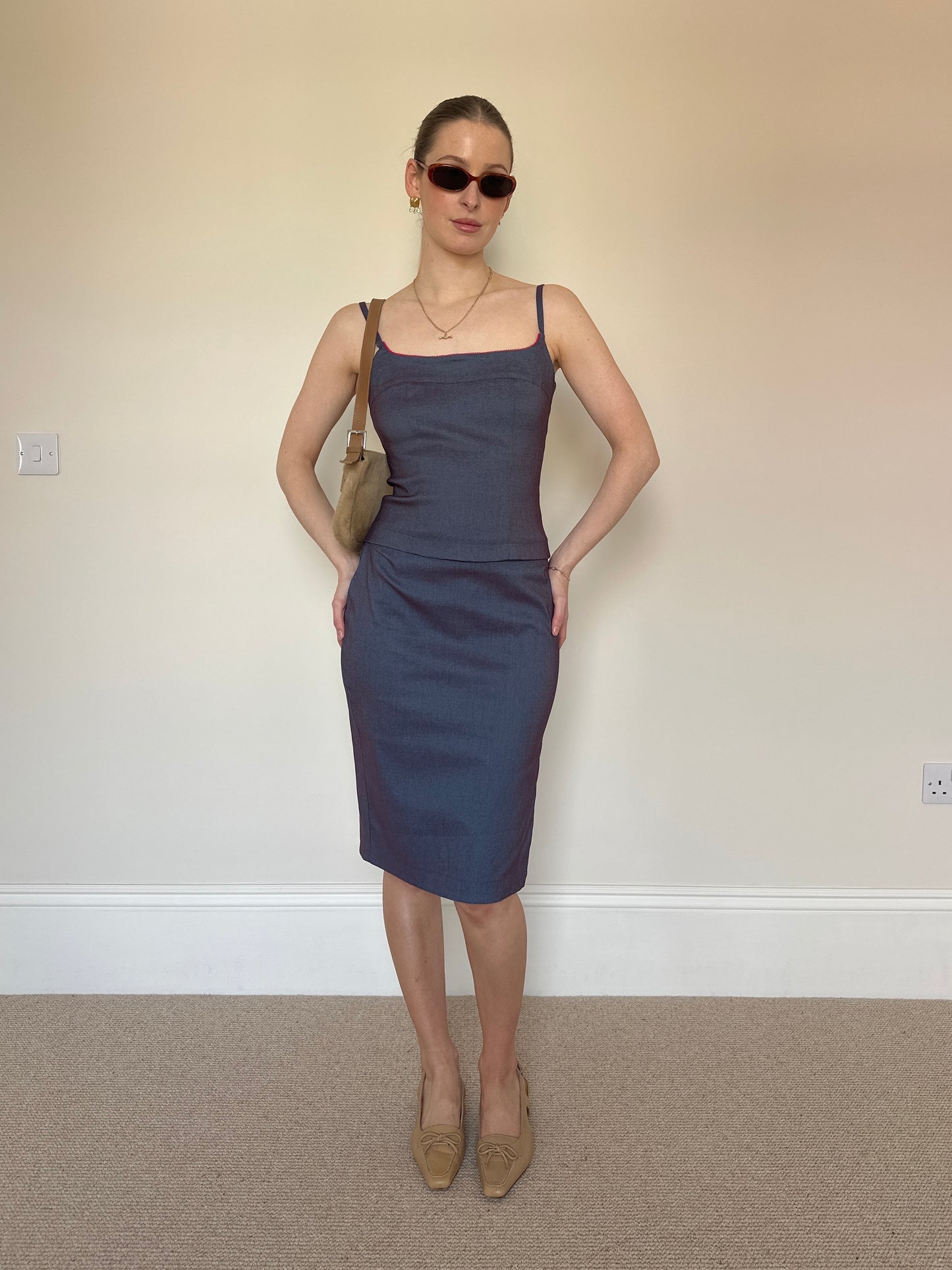 Vintage purple two-piece