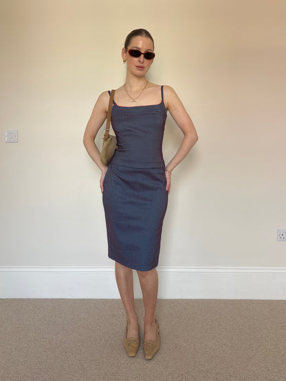 Vintage purple two-piece