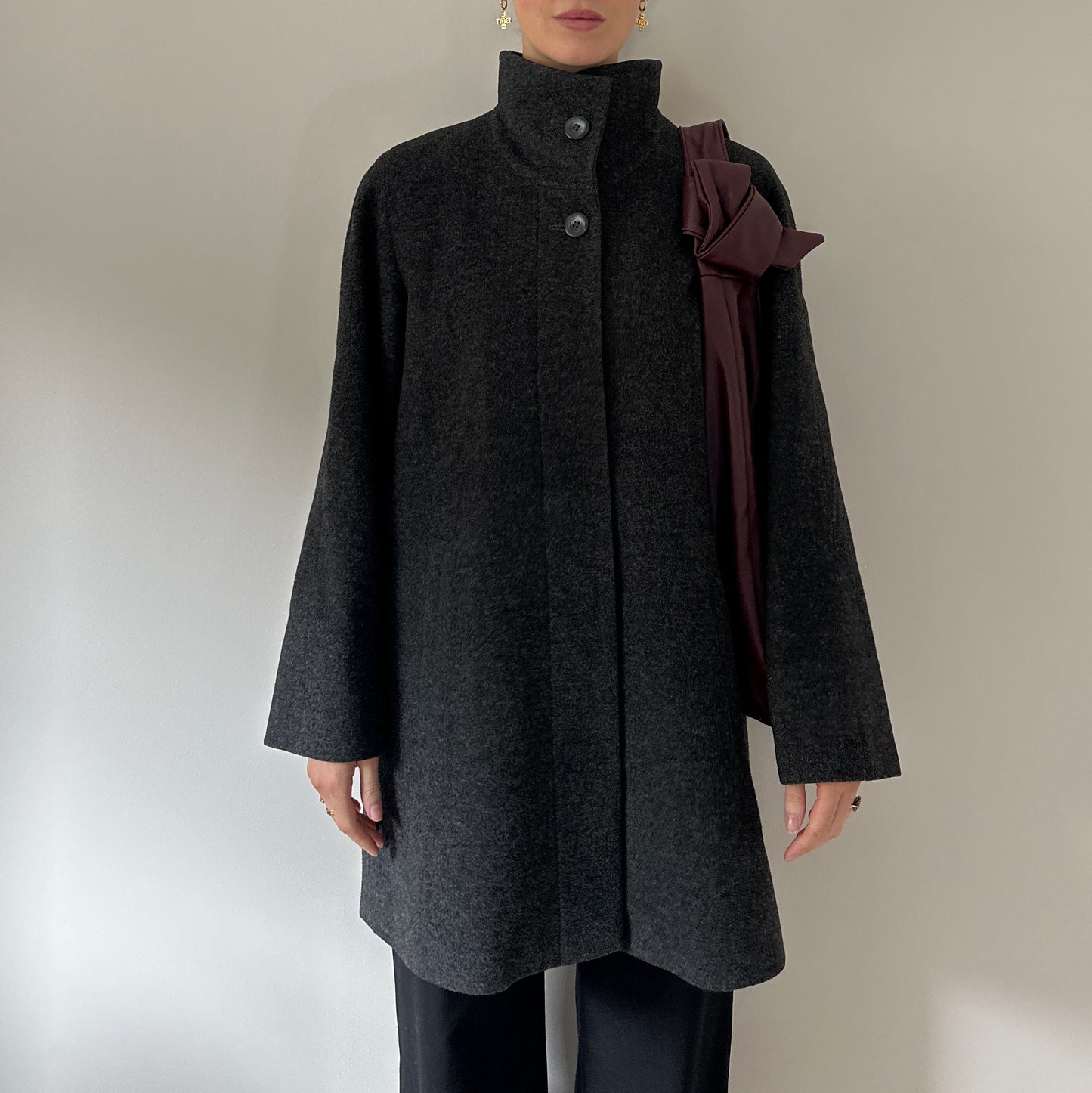 Vintage charcoal coat