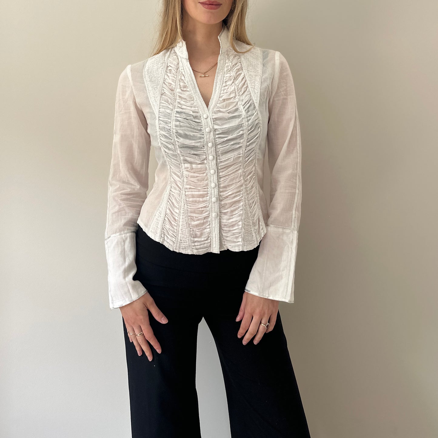 Vintage white blouse