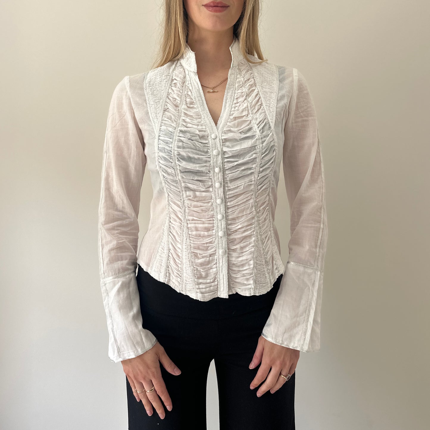 Vintage white blouse