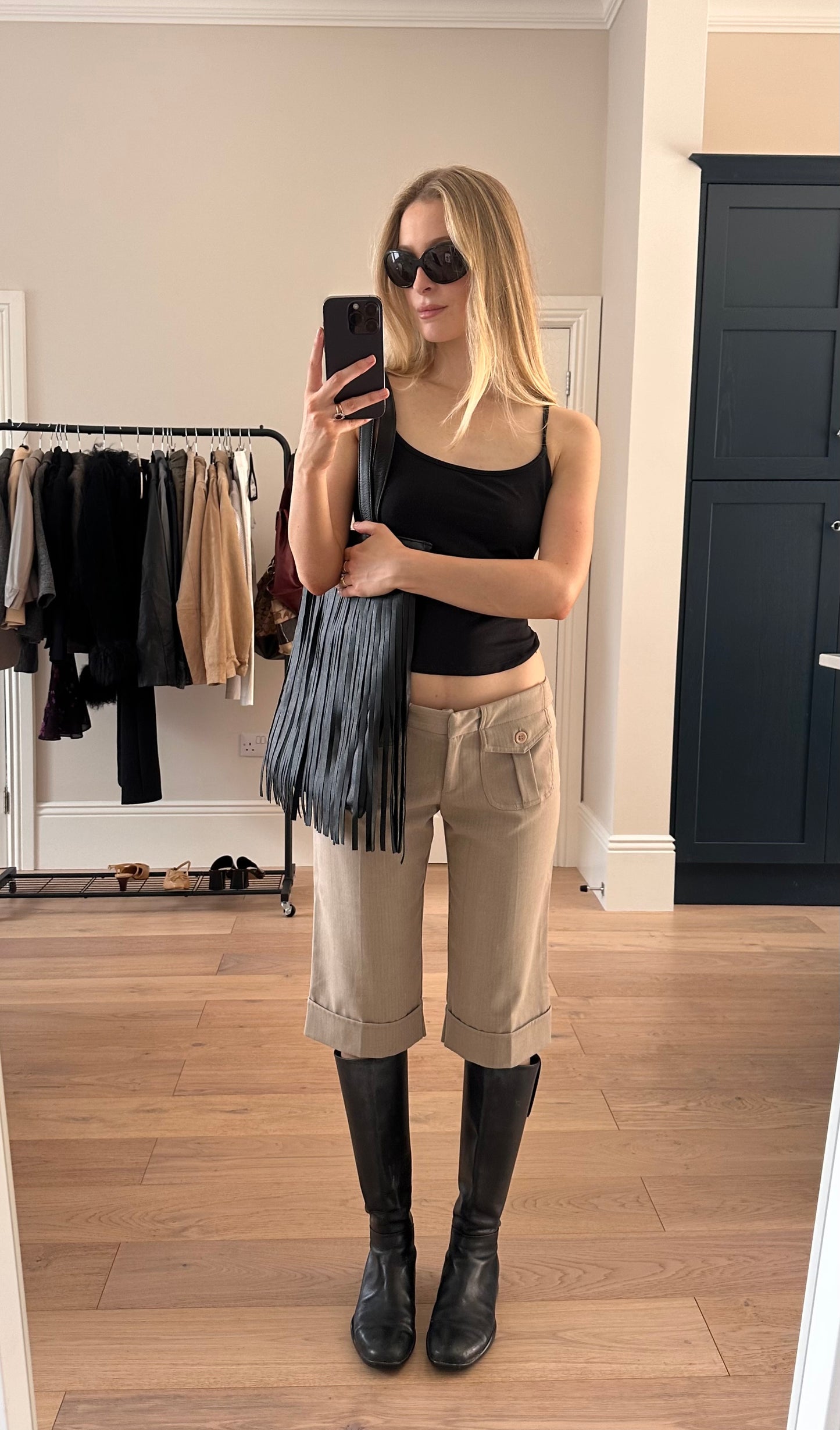 Vintage suit capris