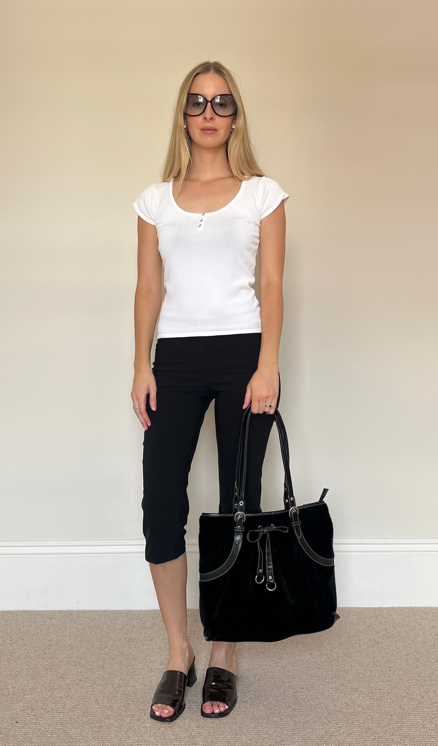 Vintage faux fur bag