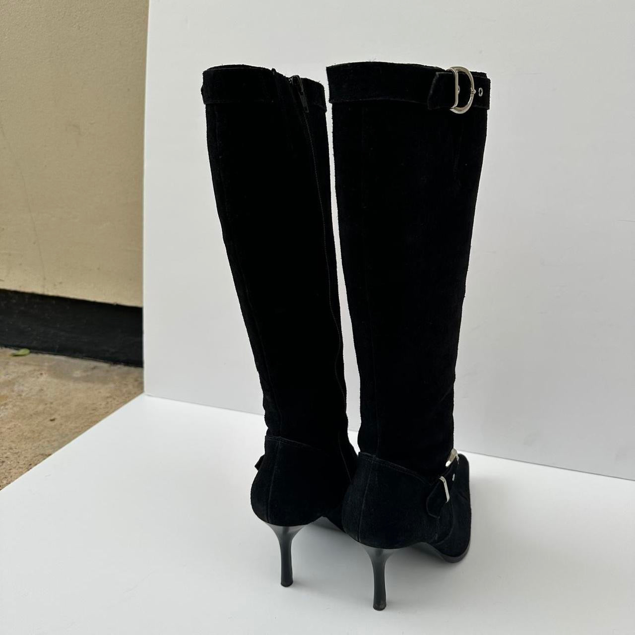 Vintage 00s suede black boots