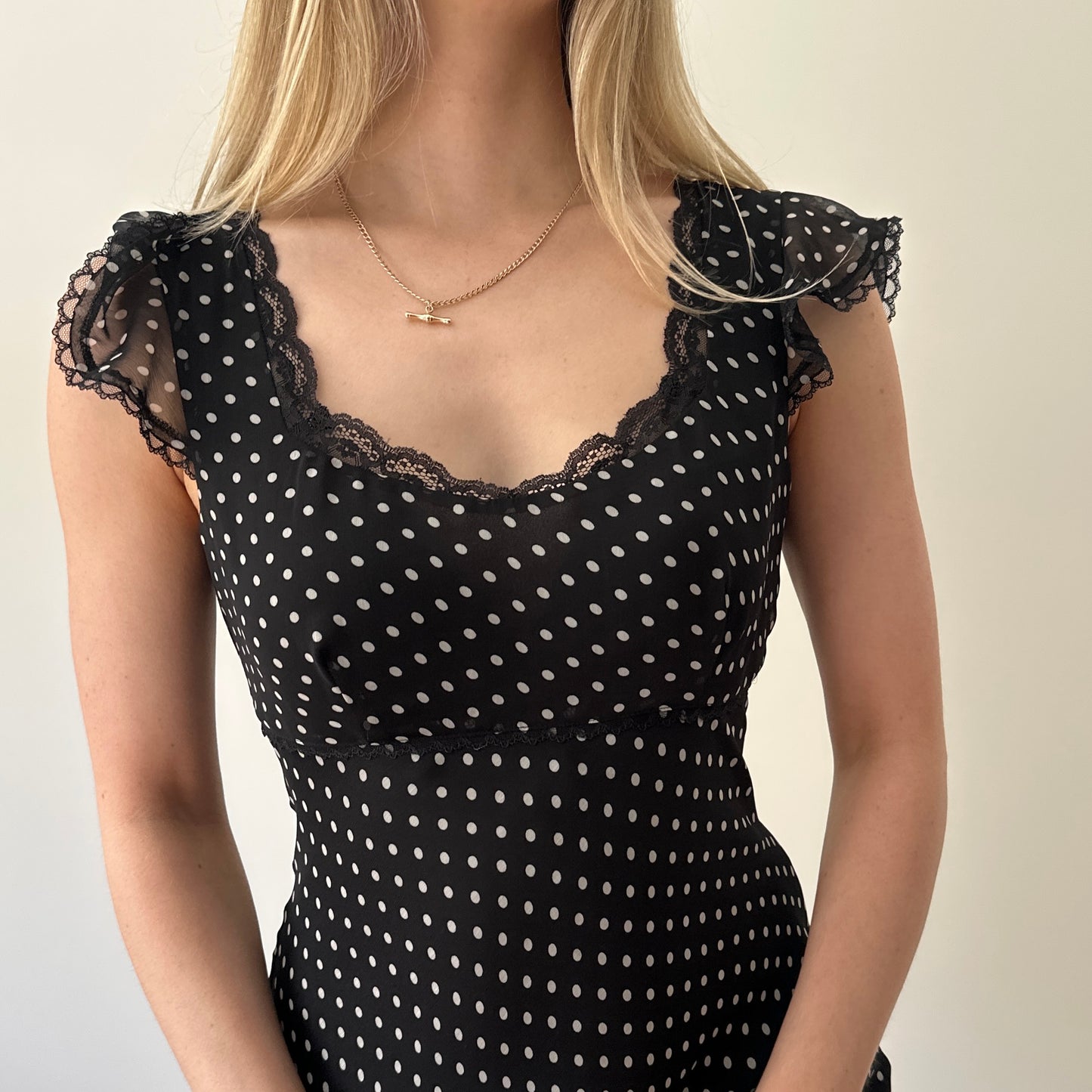 Vintage polka dot dress