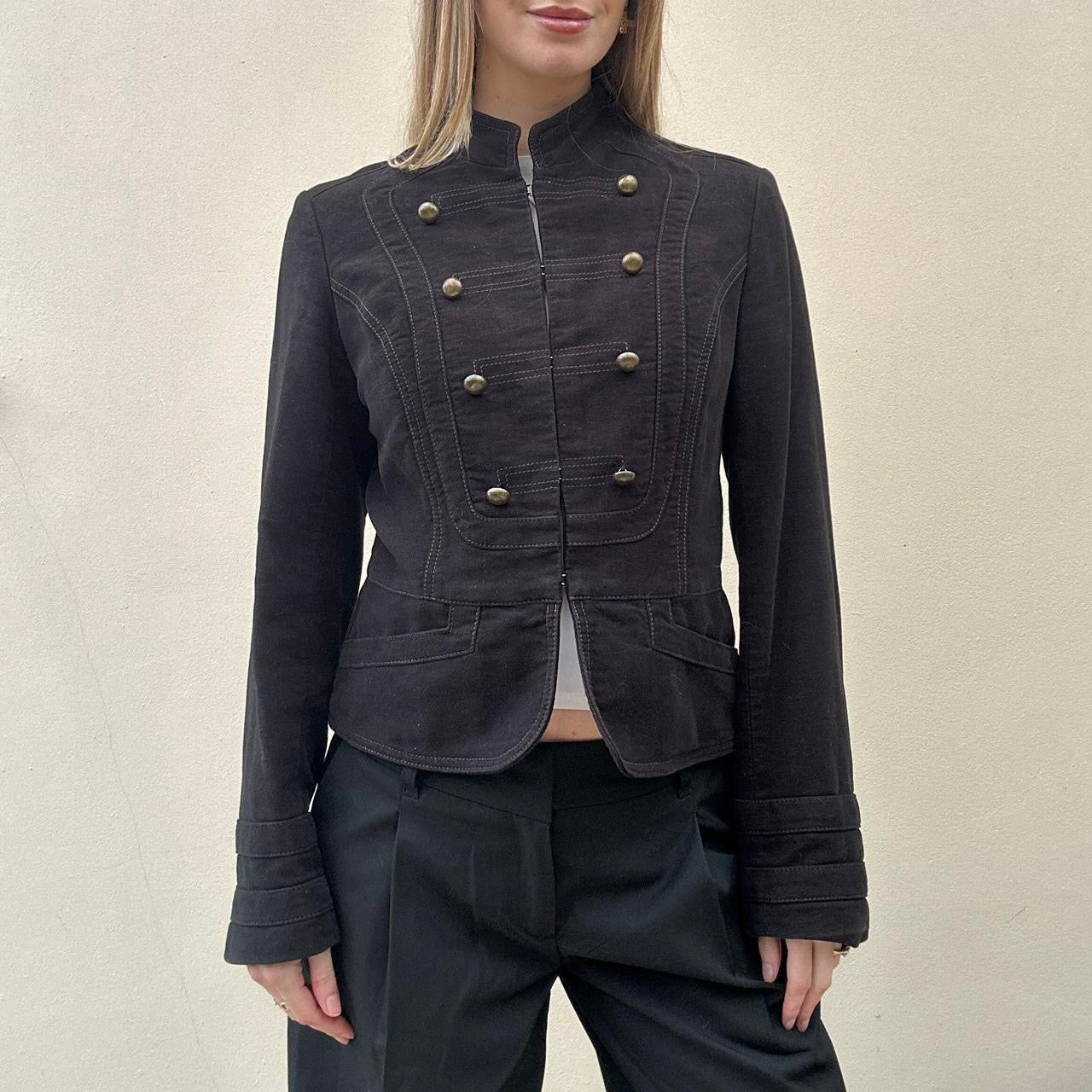 Vintage 00s military style jacket