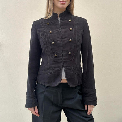 Vintage 00s military style jacket