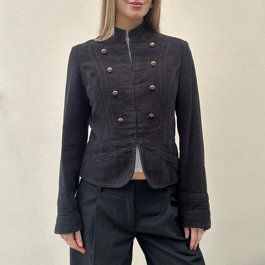 Vintage 00s military style jacket