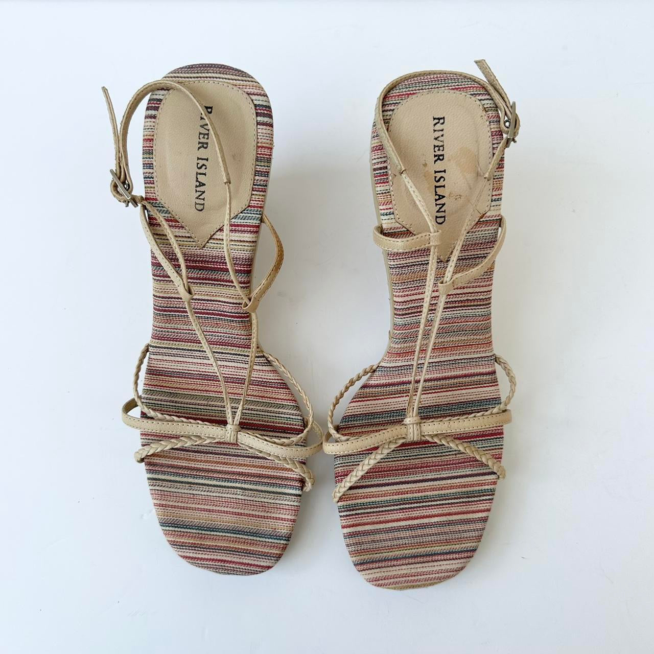 Vintage 00s wooden wedges